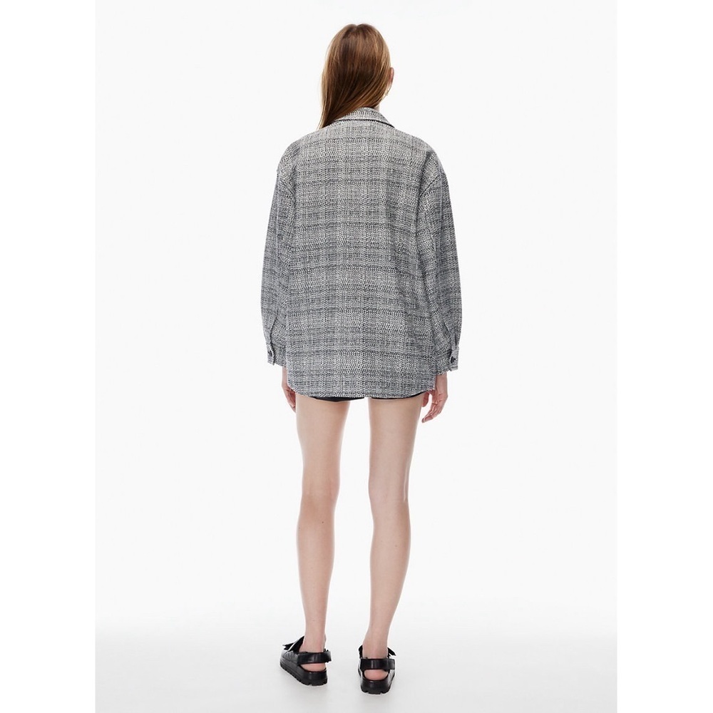 Babaton | Joan Shirt Jacket Oversized Tweed Shacket Size 1 XS Aritzia - Picture 5 of 12